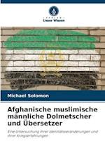 Afghanische muslimische männliche Dolmetscher und Übersetzer