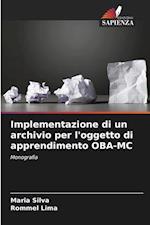 Implementazione di un archivio per l'oggetto di apprendimento OBA-MC