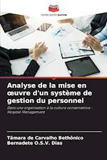 Analyse de la mise en ¿uvre d'un système de gestion du personnel