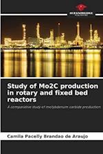 Study of Mo2C production in rotary and fixed bed reactors