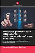 Exercícios práticos para calculadoras profissionais de software multiusos