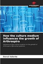 How the culture medium influences the growth of Arthrospira