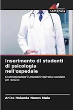 Inserimento di studenti di psicologia nell'ospedale