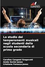 Lo studio dei temperamenti musicali negli studenti della scuola secondaria di primo grado