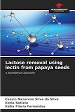 Lactose removal using lectin from papaya seeds