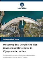 Messung des Vergleichs des Wasserqualitätsindex in Vijayawada, Indien