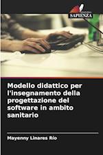 Modello didattico per l'insegnamento della progettazione del software in ambito sanitario