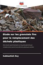 Etude sur les granulats fins pour le remplacement des déchets plastiques