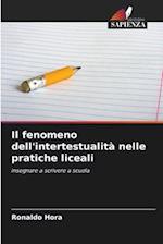 Il fenomeno dell'intertestualità nelle pratiche liceali