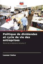 Politique de dividendes et cycle de vie des entreprises