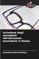 Inclusione degli ipovedenti nell'istruzione secondaria in Ghana