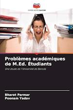 Problèmes académiques de M.Ed. Étudiants