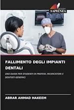 FALLIMENTO DEGLI IMPIANTI DENTALI