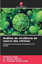 Análise da virulência do cancro dos citrinos