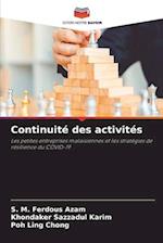 Continuité des activités