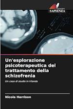 Un'esplorazione psicoterapeutica del trattamento della schizofrenia