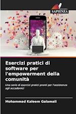 Esercizi pratici di software per l'empowerment della comunità