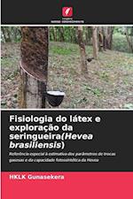 Fisiologia do látex e exploração da seringueira(Hevea brasiliensis)