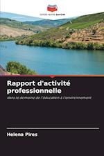 Rapport d'activité professionnelle