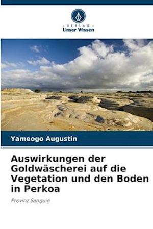 Auswirkungen der Goldwäscherei auf die Vegetation und den Boden in Perkoa