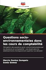 Questions socio-environnementales dans les cours de comptabilité