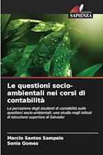 Le questioni socio-ambientali nei corsi di contabilità