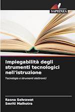 Impiegabilità degli strumenti tecnologici nell'istruzione