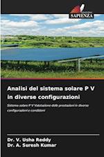 Analisi del sistema solare P V in diverse configurazioni