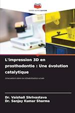 L'impression 3D en prosthodontie : Une évolution catalytique