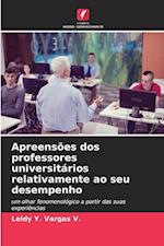 Apreensões dos professores universitários relativamente ao seu desempenho