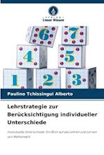 Lehrstrategie zur Berücksichtigung individueller Unterschiede