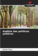 Análise das políticas públicas