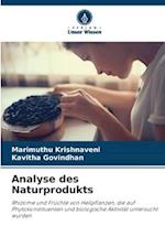 Analyse des Naturprodukts