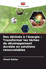 Des déchets à l'énergie : Transformer les tâches de développement durable en solutions renouvelables