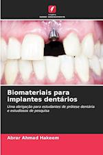 Biomateriais para implantes dentários