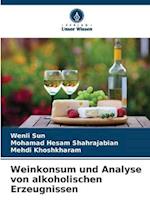 Weinkonsum und Analyse von alkoholischen Erzeugnissen