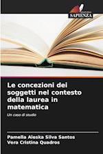 Le concezioni dei soggetti nel contesto della laurea in matematica