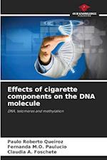 Effects of cigarette components on the DNA molecule