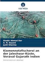 Kiemennetzfischerei an der Jaleshwar-Küste, Veraval Gujarath Indien