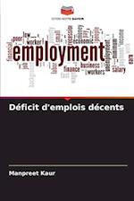 Déficit d'emplois décents