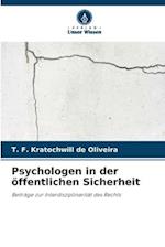 Psychologen in der öffentlichen Sicherheit