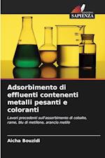 Adsorbimento di effluenti contenenti metalli pesanti e coloranti