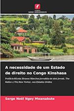 A necessidade de um Estado de direito no Congo Kinshasa