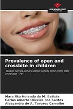 Prevalence of open and crossbite in children