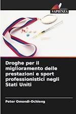 Droghe per il miglioramento delle prestazioni e sport professionistici negli Stati Uniti