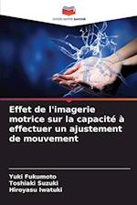 Effet de l'imagerie motrice sur la capacité à effectuer un ajustement de mouvement