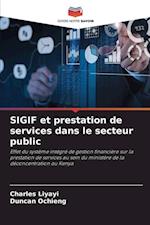 SIGIF et prestation de services dans le secteur public