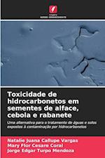 Toxicidade de hidrocarbonetos em sementes de alface, cebola e rabanete