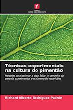 Técnicas experimentais na cultura do pimentão