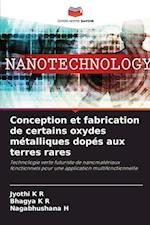 Conception et fabrication de certains oxydes métalliques dopés aux terres rares